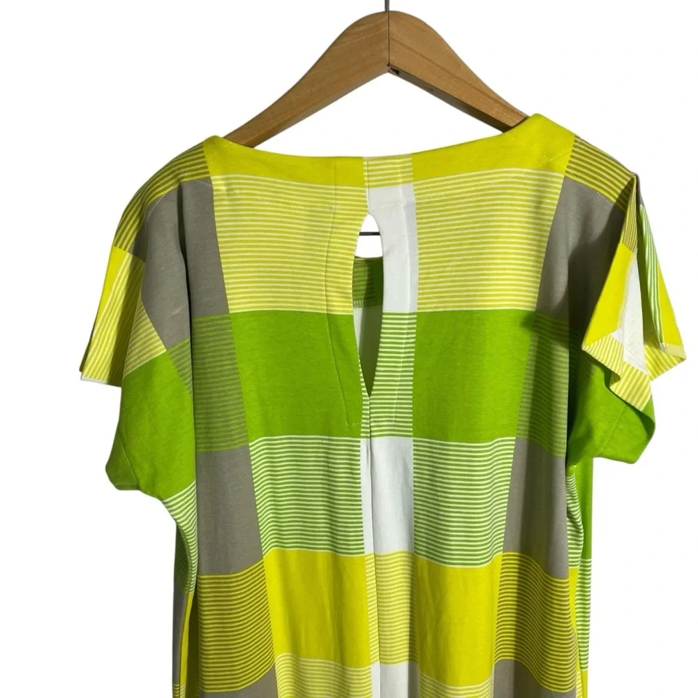 SKFK‎ Iris Neon Checkered Maxi Shirt Dress
